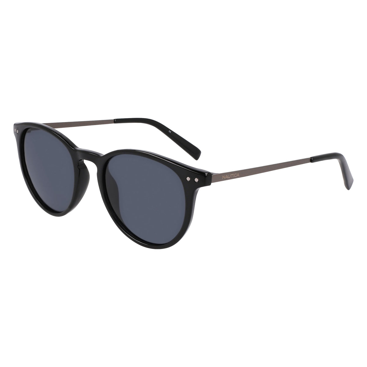 Nautica N900SP 001 Black sunglasses angle view