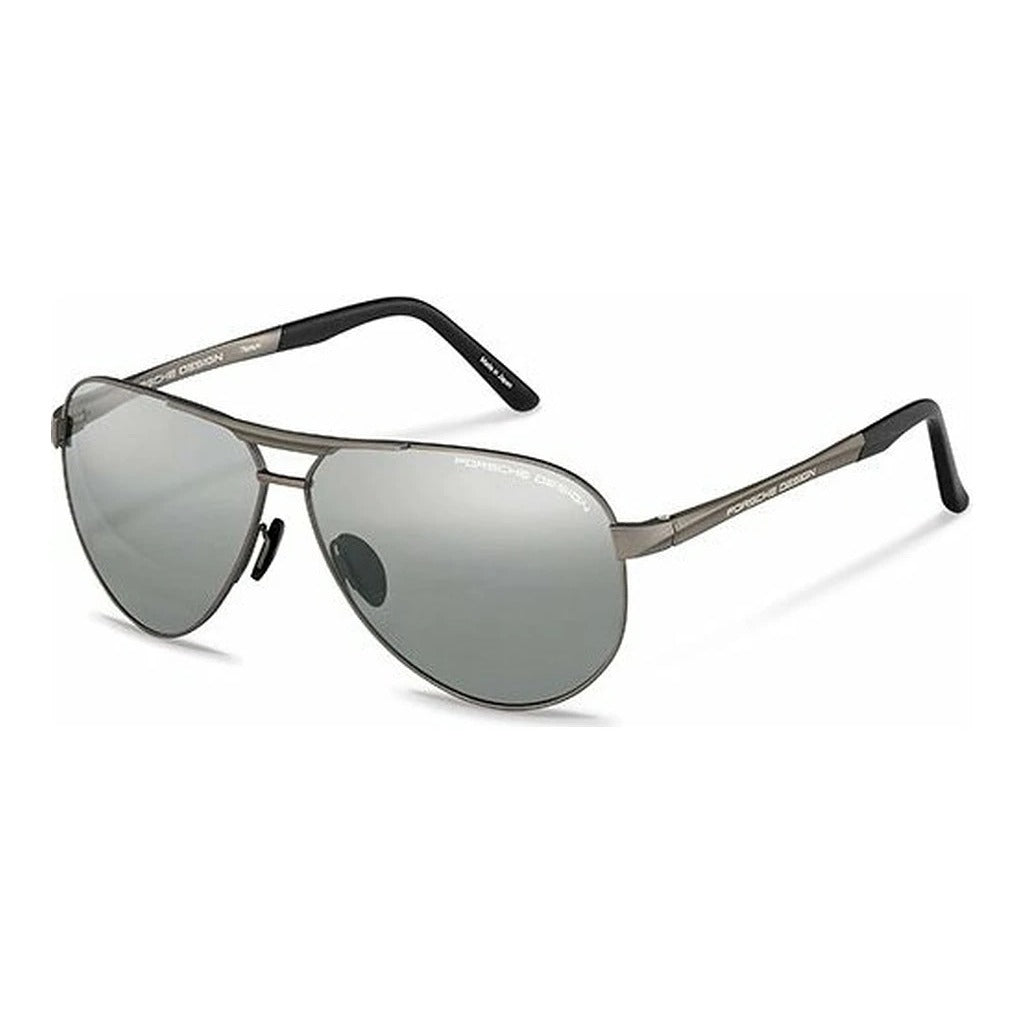 Porsche Design P8649 62F Satin Gunmetal sunglasses angle view