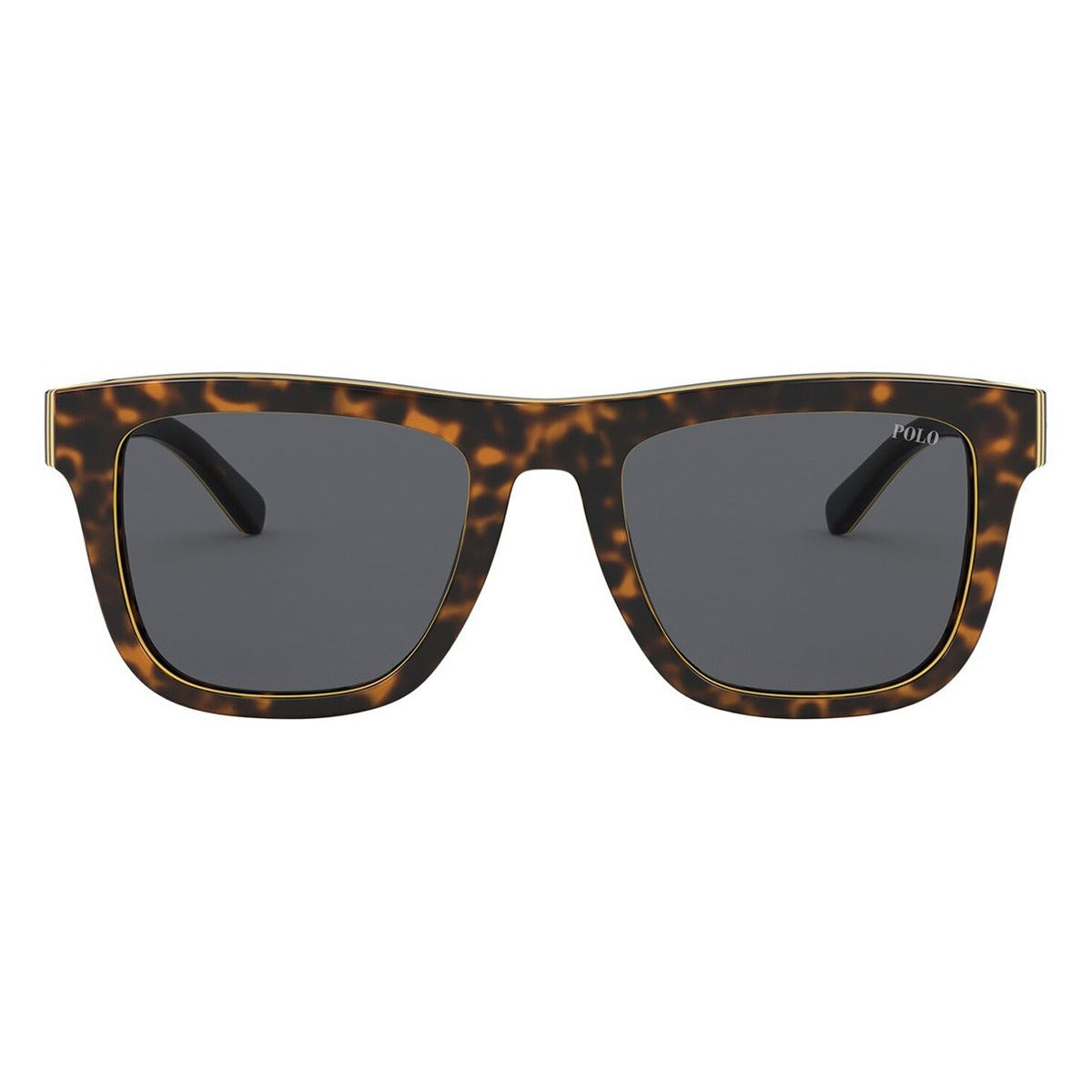Polo PH4161 582787 Havana/Yellow/Blue sunglasses front view
