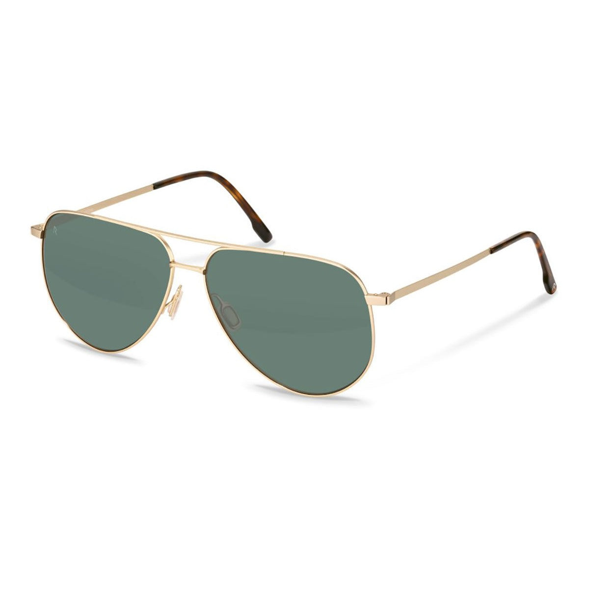 Rodenstock R1449 61B150 Gold/Havana sunglasses angle view
