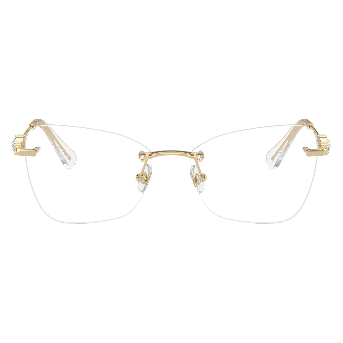Swarovski SK1014 4013 Pale Gold eyeglasses front view