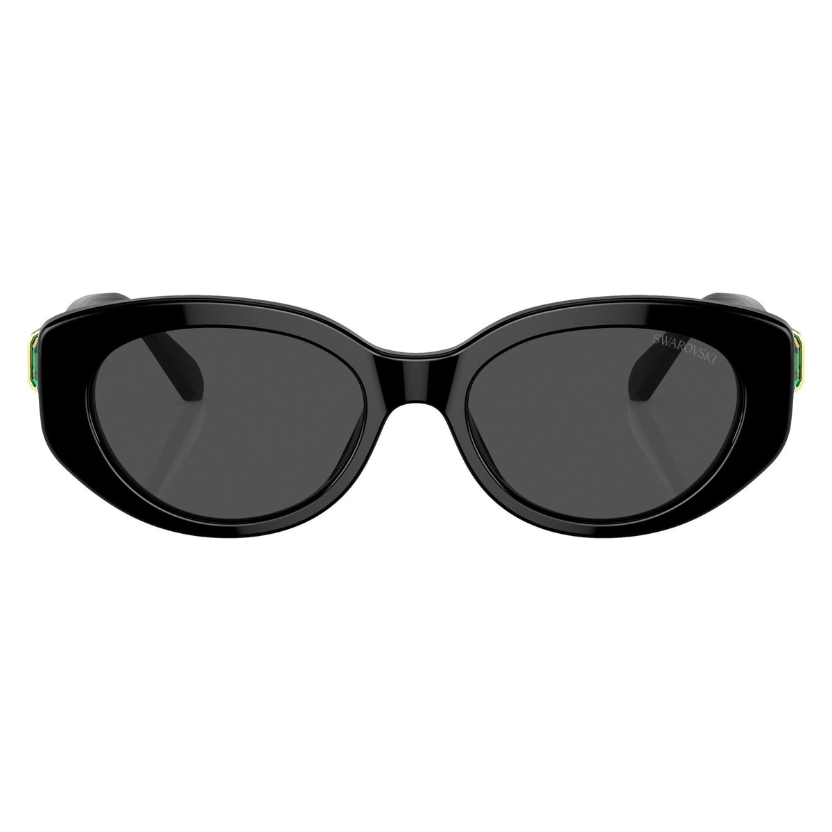 Swarovski SK6002 100187 Black sunglasses front view