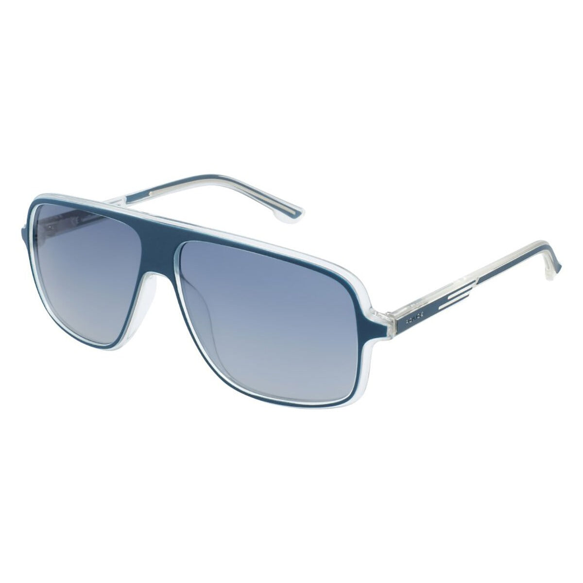 Police SPL961M 6RVP Blue/Crystal sunglasses angle view