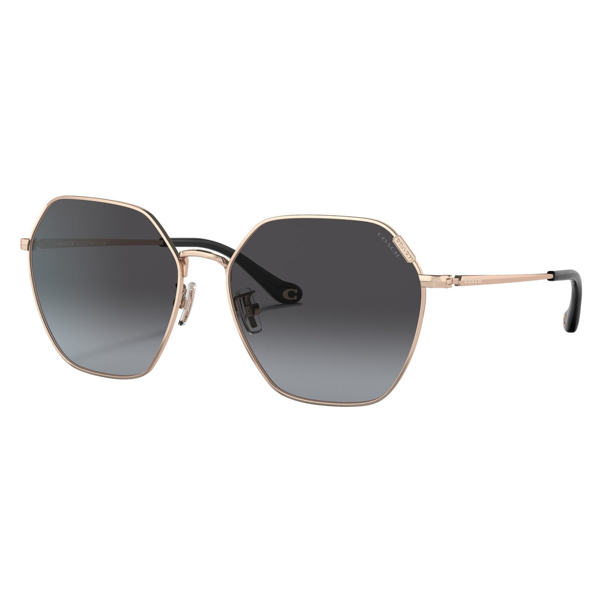 Coach HC7132 93318G sunglasses angle view