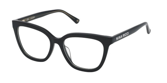 Nina Ricci VNR288 0700 Cat Eye Shiny Black eyeglasses