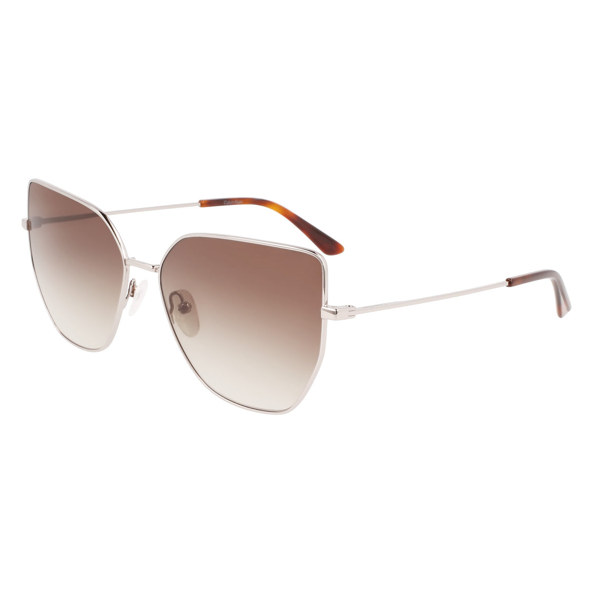Calvin Klein CK21129S 014 Light Gunmetal sunglasses angle view