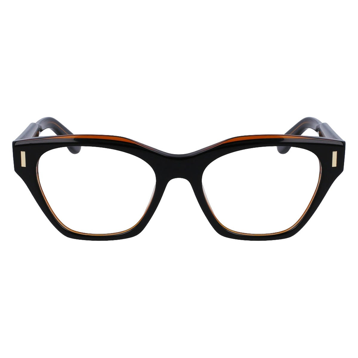 Calvin Klein CK23518 002 Black/Charcoal eyeglasses front view
