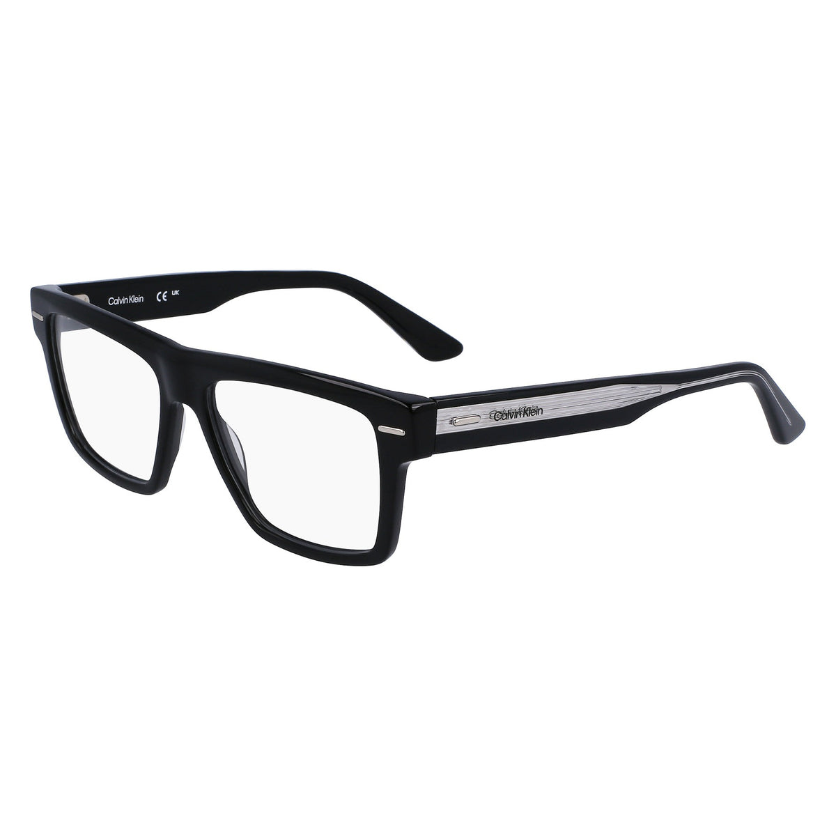Calvin Klein CK23522 001 Black eyeglasses angle view