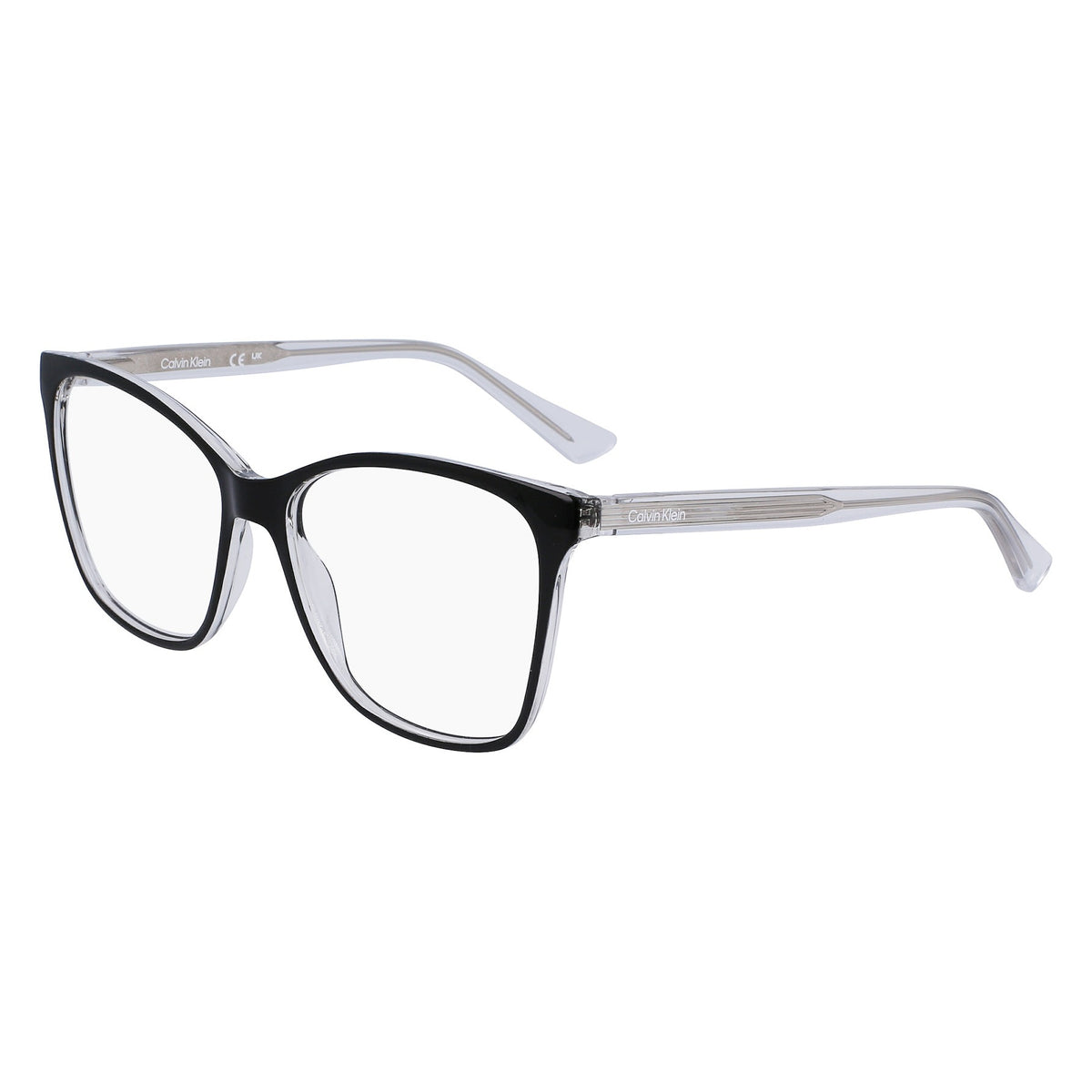 Calvin Klein CK23523 001 Black eyeglasses angle view
