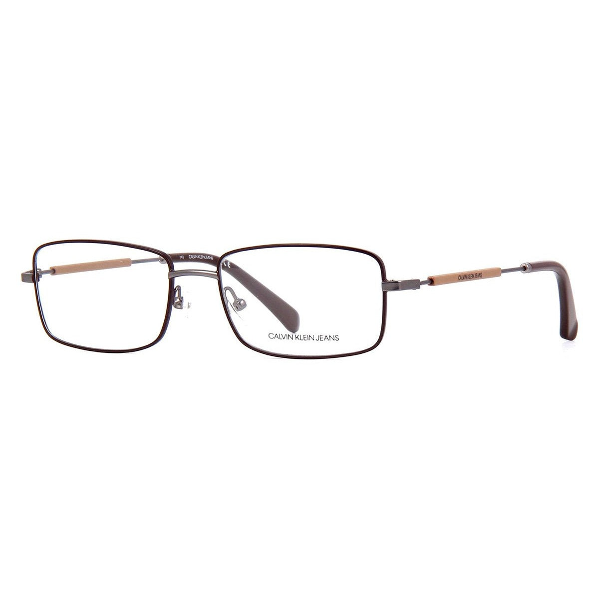 CK Jeans CKJ19108 210 Brown eyeglasses angle view