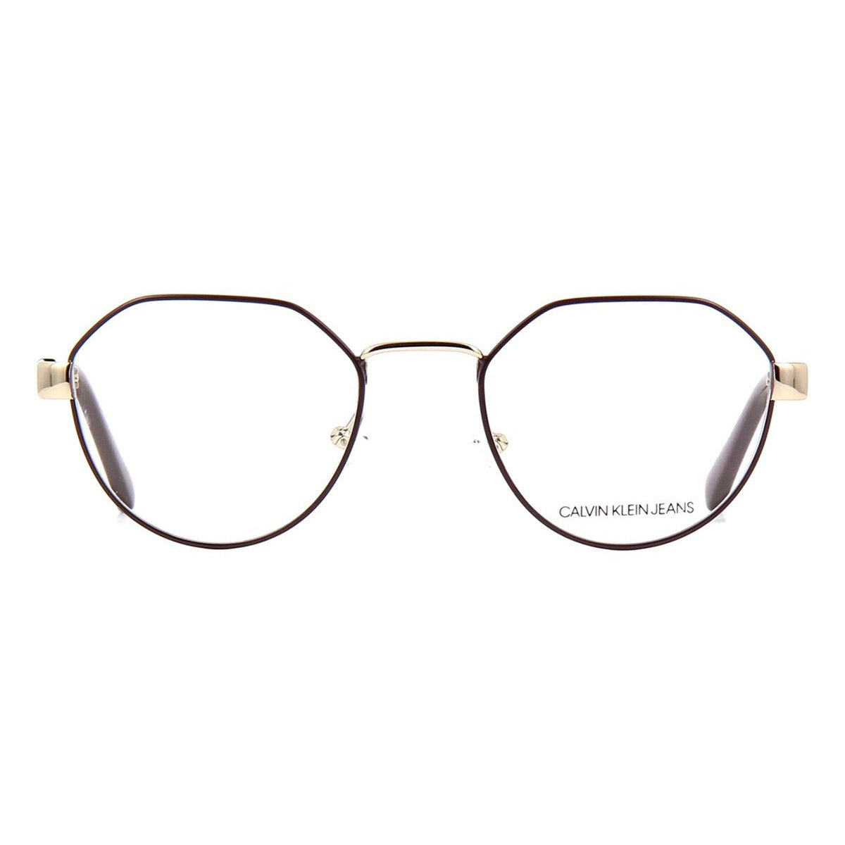 CK Jeans CKJ19300 210 Brown eyeglasses front view