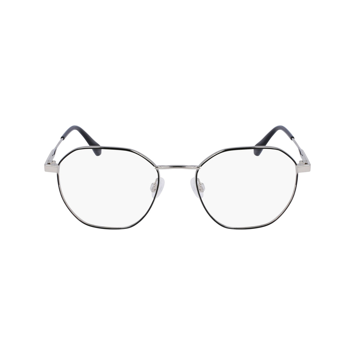 CK Jeans CKJ22220 043 Silver/Black eyeglasses front view
