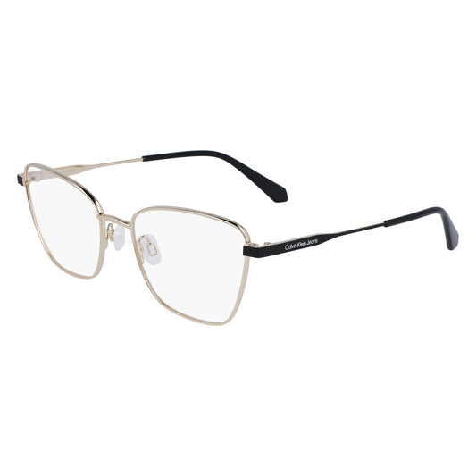 CK Jeans CKJ23204 722 Gold/Black eyeglasses angle view