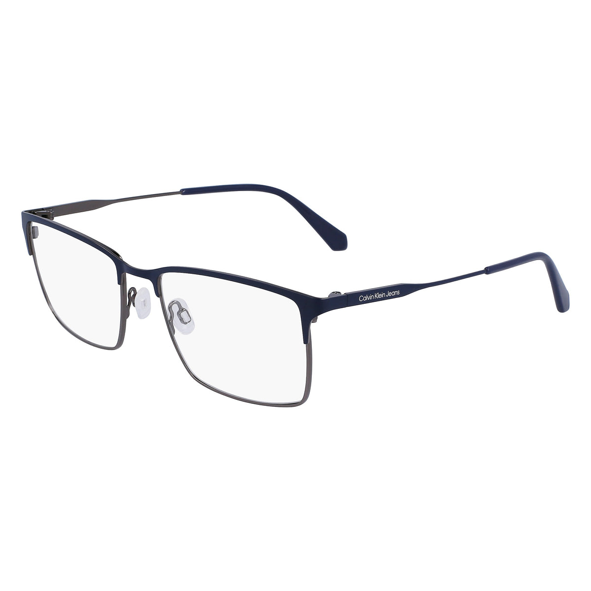 CK Jeans CKJ23205 020 Dark Ruthenium/Blue eyeglasses angle view