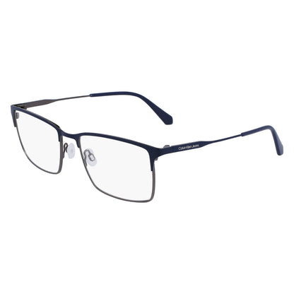 CK Jeans CKJ23205 020 Dark Ruthenium/Blue eyeglasses angle view