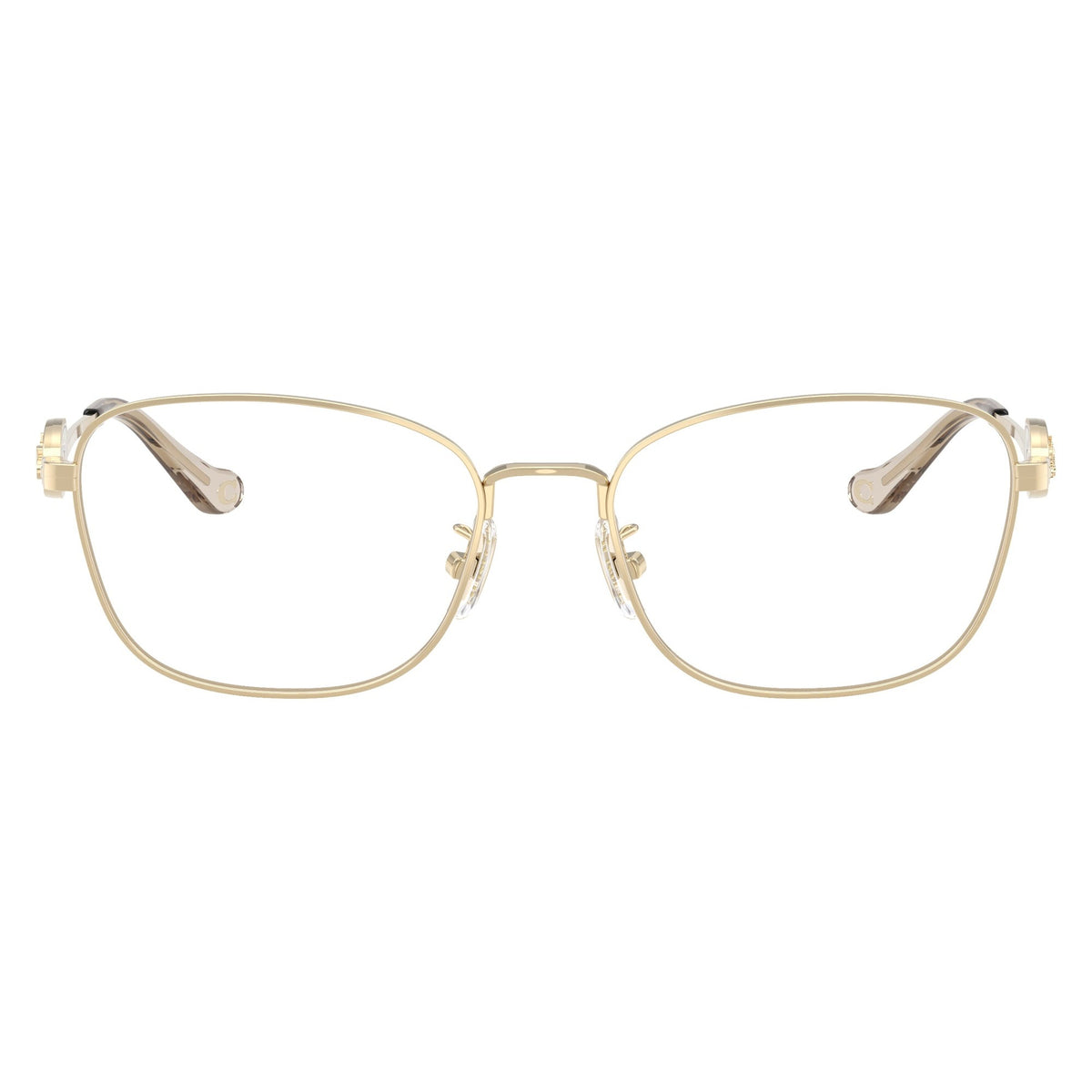 Coach HC5183 9005 Shiny Light Gold eyeglasses front view