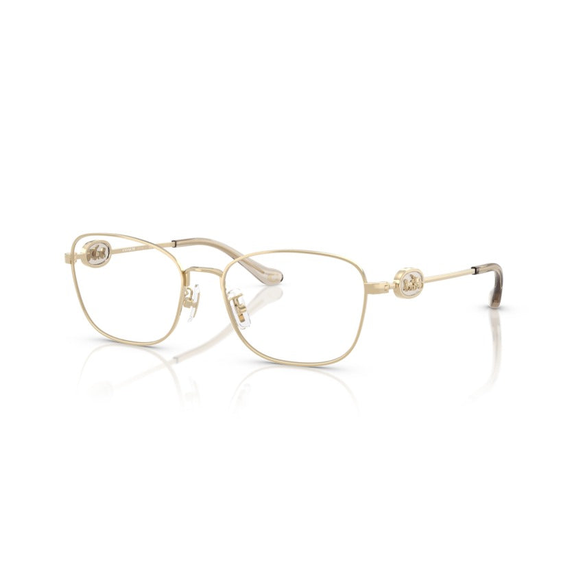 Coach HC5183 9005 Shiny Light Gold eyeglasses angle view