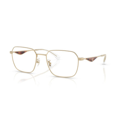 Coach HC5186 9005 Satin Light Gold eyeglasses angle view