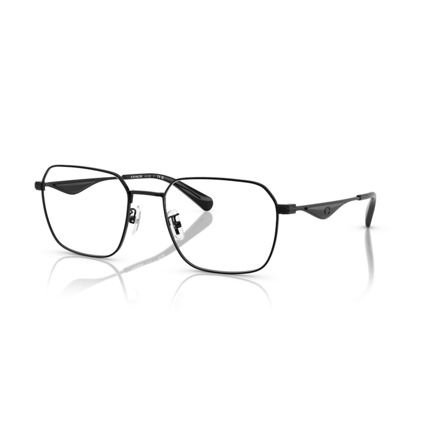 Coach HC5186 9393 Satin Black eyeglasses angle view