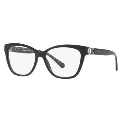 Coach HC6120 5510 Black eyeglasses angle view