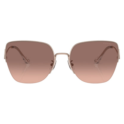 Coach HC7156D 933113 Shiny Rose Gold sunglasses front view