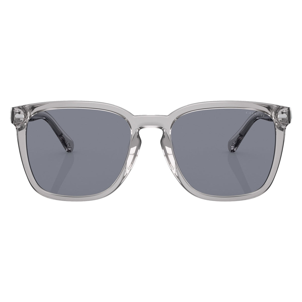 Coach HC8354U 571855 Transparent Grey sunglasses front view