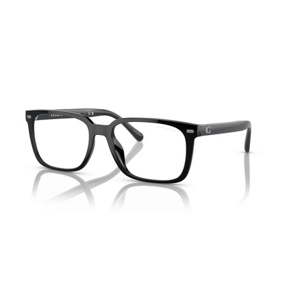 Coach HC8357U 500287 Black sunglasses angle view