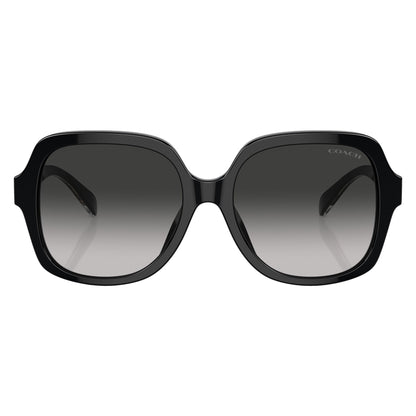 Coach HC8395U 50023C Black sunglasses front view