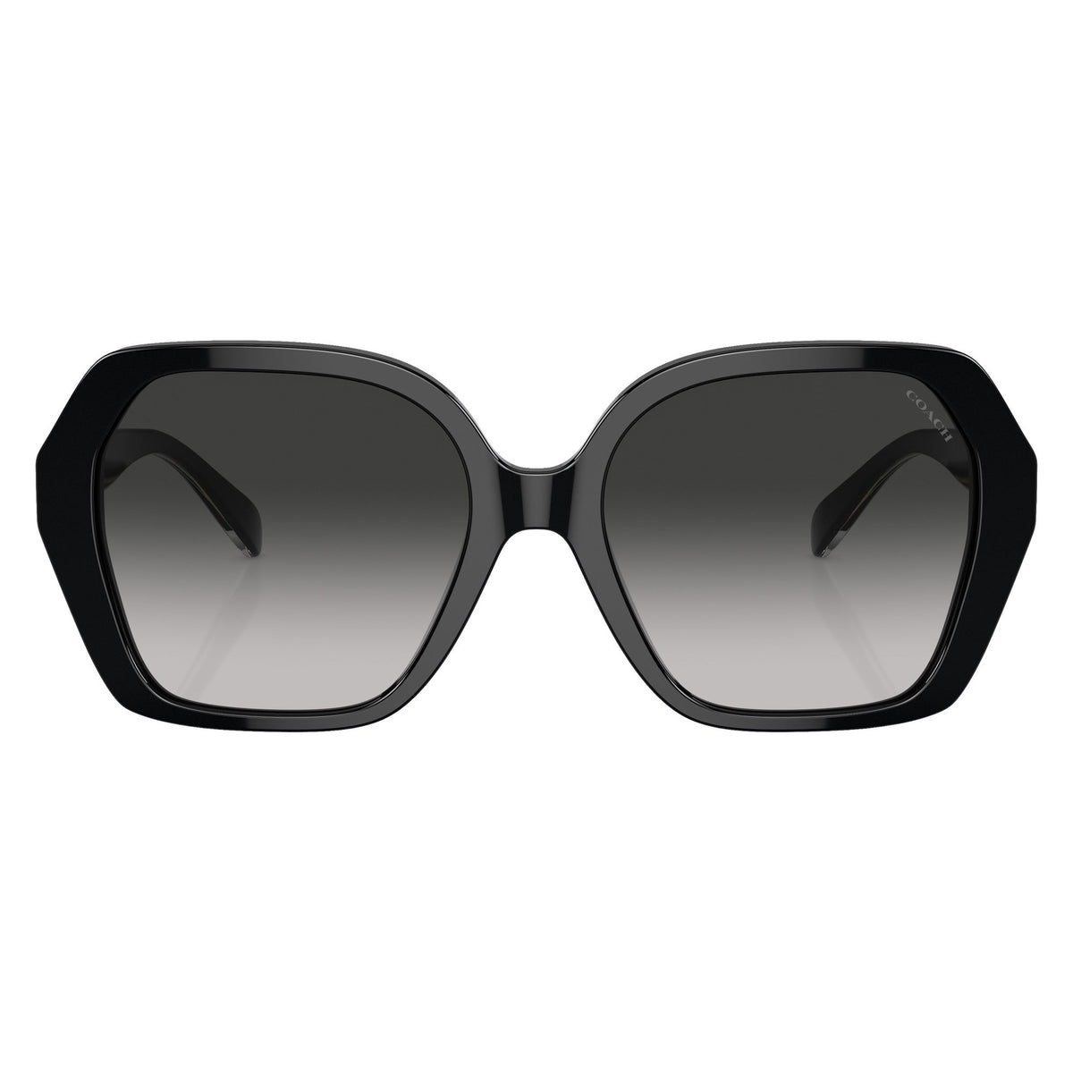 Coach HC8404U 50023C Black sunglasses front view