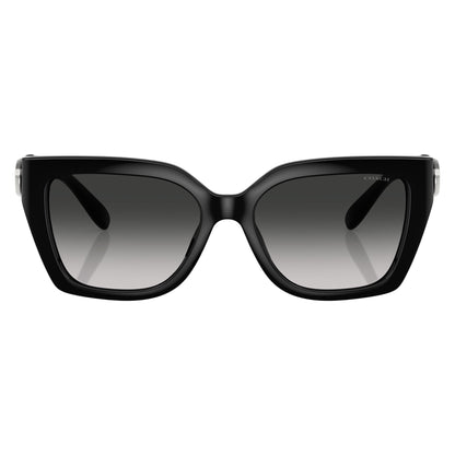 Coach HC8408U 50023C Black sunglasses front view
