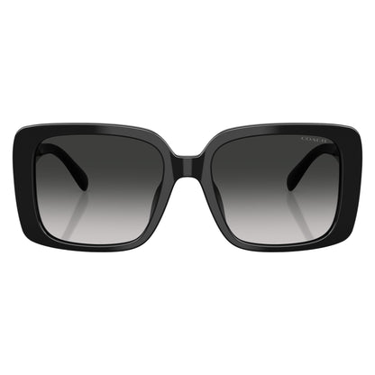 Coach HC8424U 50023C54 Black sunglasses front view