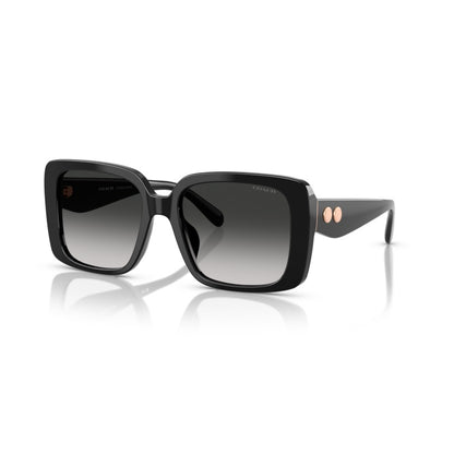 Coach HC8424U 50023C54 Black sunglasses angle view