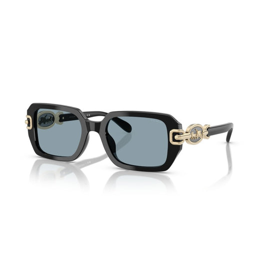 Coach HC8425U 50027252 Black sunglasses angle view