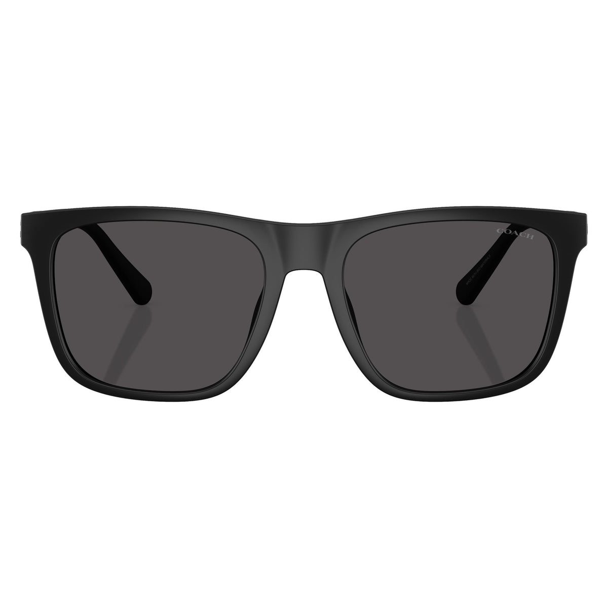 Coach HC8427U 50028757 Matte Black sunglasses front view