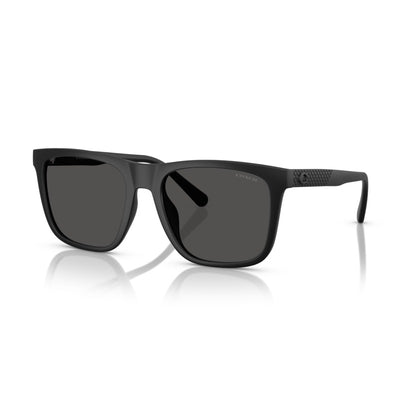 Coach HC8427U 50028757 Matte Black sunglasses angle view