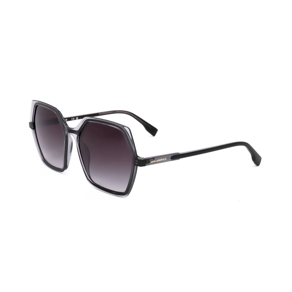 Karl Lagerfeld KL6083S 009 Dark Grey sunglasses angle view