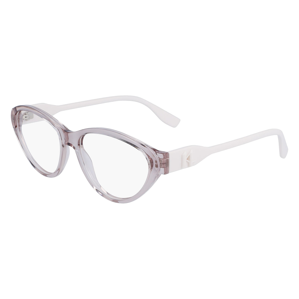 Karl Lagerfeld KL6109 278 Transparent Light Grey eyeglasses angle view