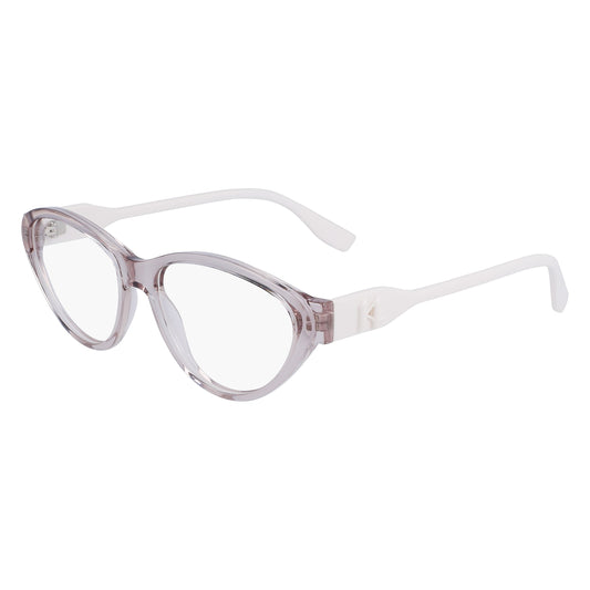Karl Lagerfeld KL6109 278 Transparent Light Grey eyeglasses angle view