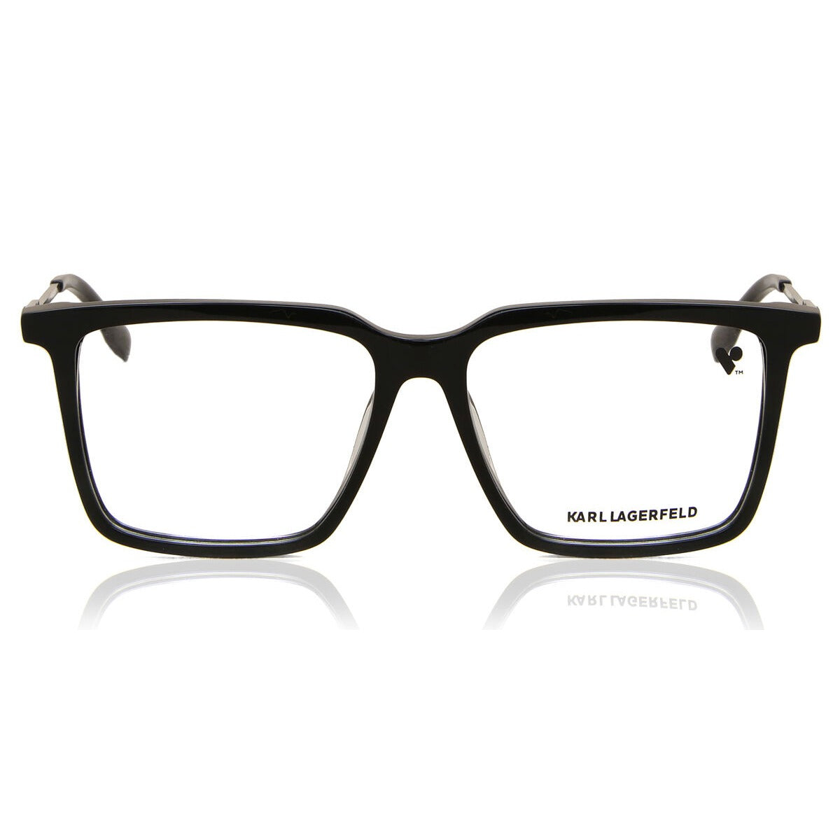 Karl Lagerfeld KL6114 001 Black eyeglasses front view