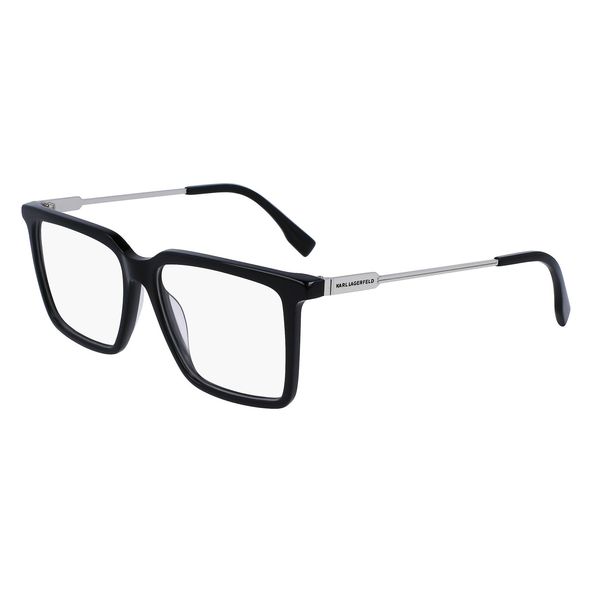 Karl Lagerfeld KL6114 001 Black eyeglasses angle view