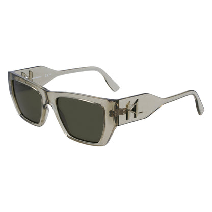 Karl Lagerfeld KL6123S 275 Light Khaki sunglasses angle view