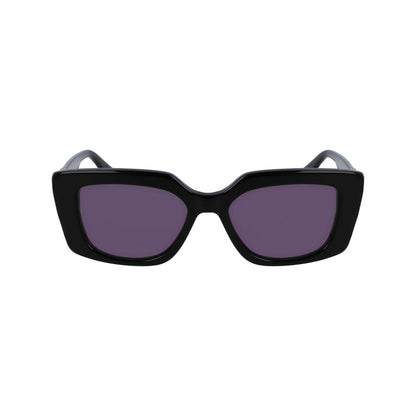Karl Lagerfeld KL6125S 001 Black sunglasses front view