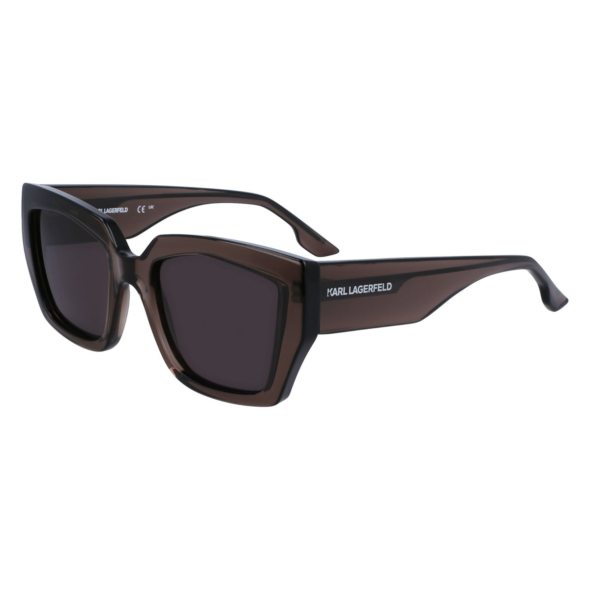 Karl Lagerfeld KL6143S 020 Grey sunglasses angle view