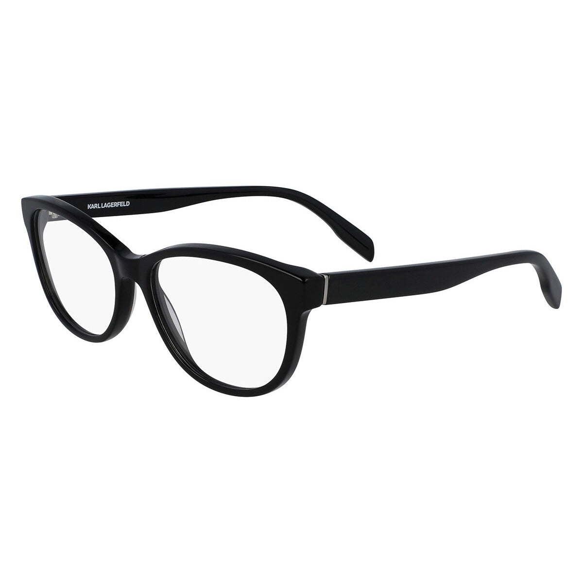 Karl Lagerfeld KL953 001 Black eyeglasses angle view