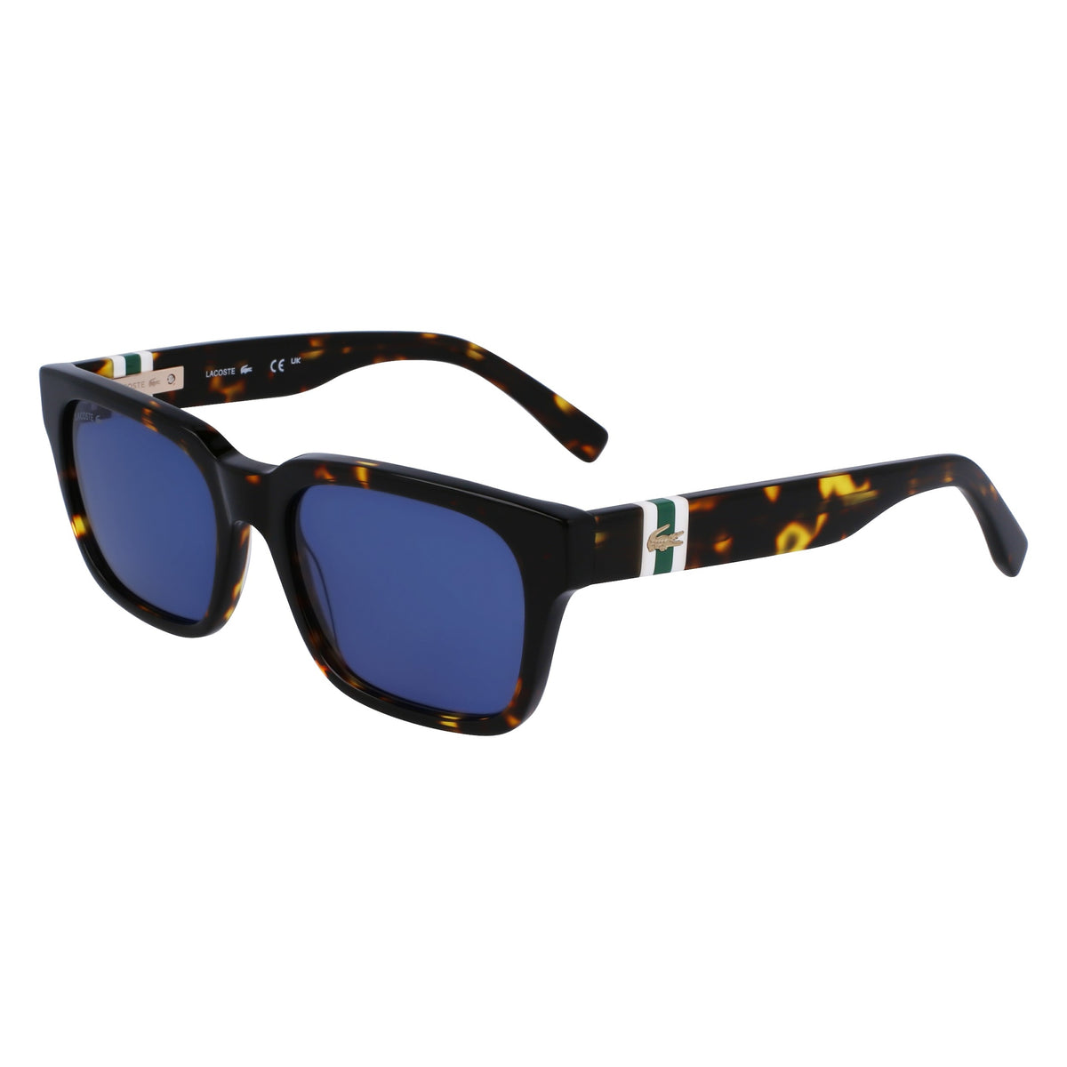Lacoste L6007S 230 Dark Havana sunglasses angle view
