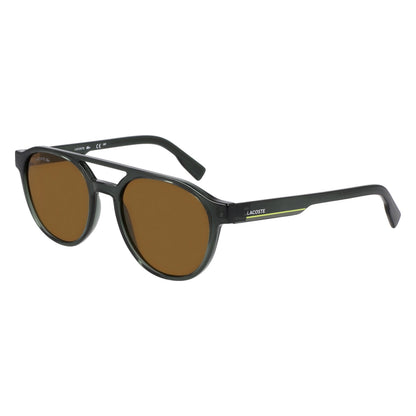 Lacoste L6008S 035 Transparent Grey sunglasses angle view