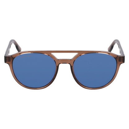 Lacoste L6008S 210 Transparent Brown sunglasses front view