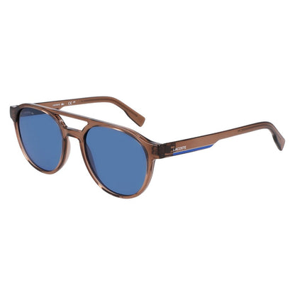 Lacoste L6008S 210 Transparent Brown sunglasses angle view