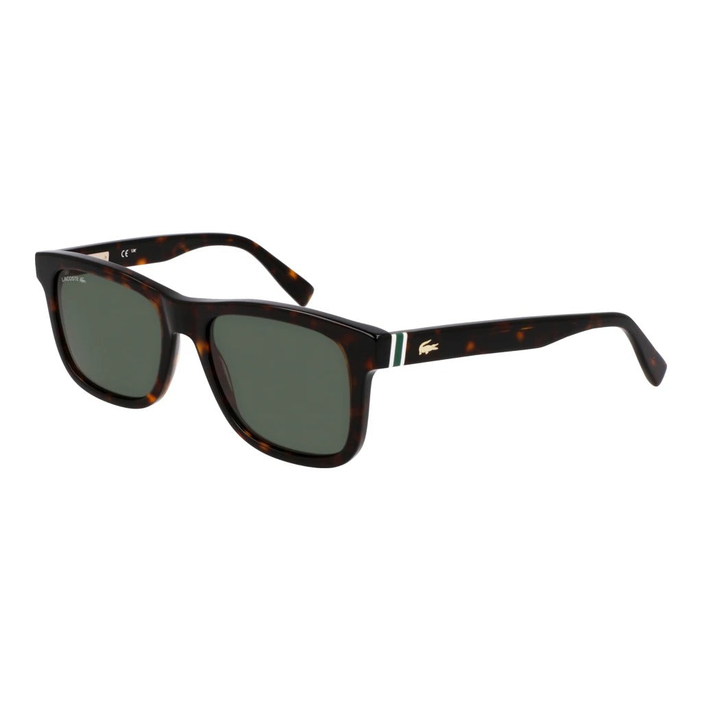 Lacoste L6014S 230 Dark Havana sunglasses angle view