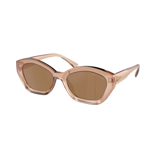 Michael Kors MK2209U 3999/O Brown Transparent sunglasses angle view